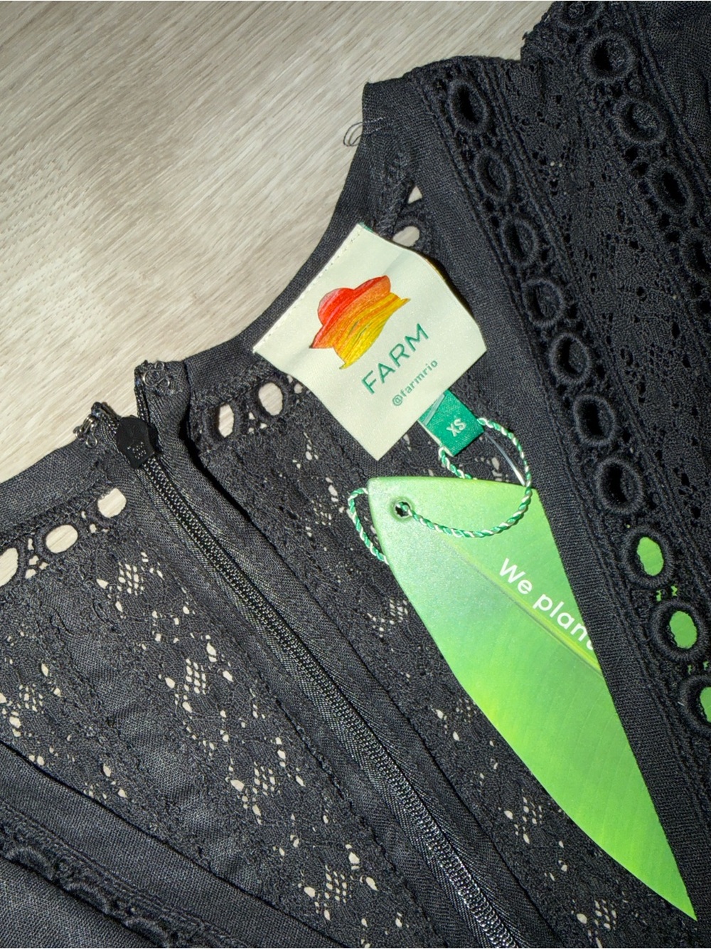 Farm Rio Lace Ruffle Jumpsuit - Picture 11 of 13